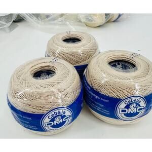 DMC Cebelia Crochet 167G 100% Mercerized Cotton Size 30 Mocha Cream 3033 (3)